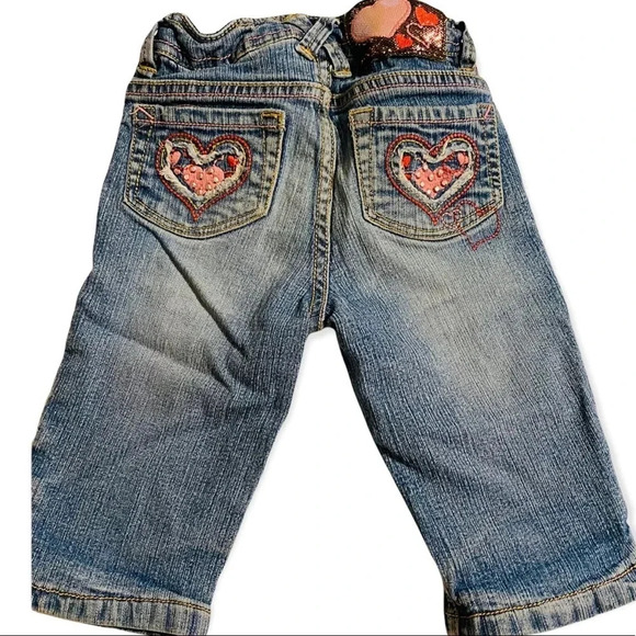 SONOMA GUC GIRLS JEANS CAPRI PANTS BOTTOMS SIZE 5 - Picture 3 of 4